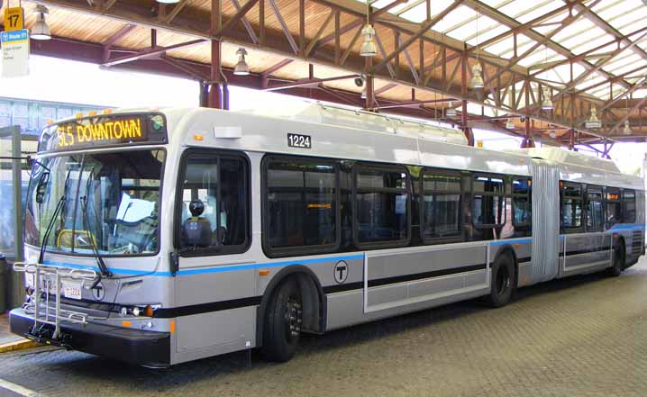 MBTA Boston New Flyer E60LFR Silver Line 1224